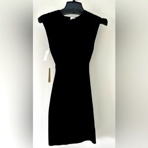 Black cut out dress